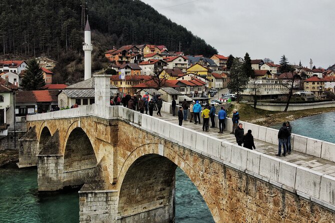 7 Days Balkan Tour Bosnia Croatia Montenegro Albania N.Macedonia - Skopje: A guided walk on both sides of the Vardar River
