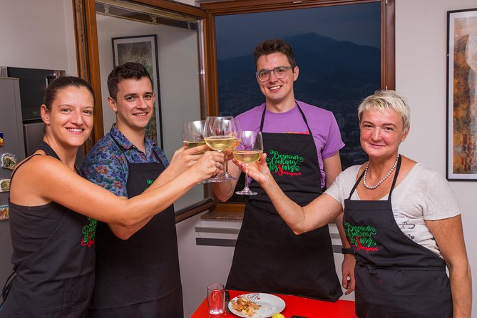 Bosnian Cooking Lessons - Wine and Soft Drinks, Then Hands-On Cooking With Mersiha