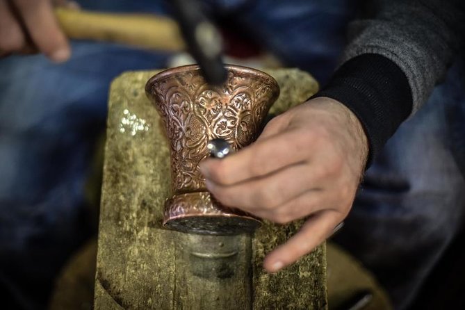 COPPER HANDICRAFT WORKSHOP (Make your own souvenir from Sarajevo) - Sebilj Fountain at dusk: a 1753 Sarajevo symbol to set the tone