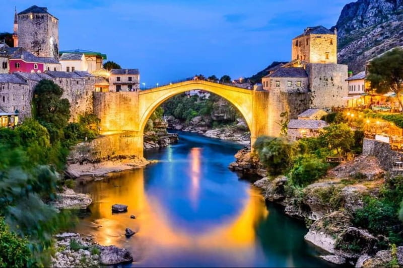 From Dubrovni:Mostar, Kravica Waterfalls, and Kajtaz Tour - Dubrovnik to Bosnia, the scenic drive with border reality