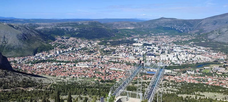From Mostar: Blagaj, Počitelj & Kravice Waterfalls Day Tour - Fortica Hill Skywalk: Starting With the Mostar Views First