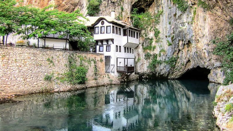 From Mostar: Blagaj, Počitelj & Kravice Waterfalls Day Tour - Počitelj Medieval Stone Town: Eat Fruit, Learn Stones, Enjoy the Neretva Setting