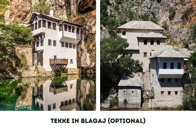 From Mostar: Herzegovina escape - Springs & Stones - Blagaj at the Buna River source: Tekke views, quiet streets, and an orange cat