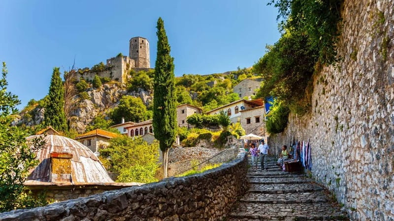 From Mostar: Herzegovina Full-Day Tour - Počitelj on the Neretva: medieval terraces and the fort hike