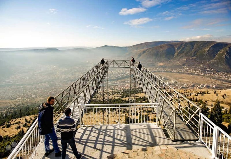 Glass Bridge & Zip-line Mostar - Crossing Fortica’s glass bridge: how to make the nerves fun