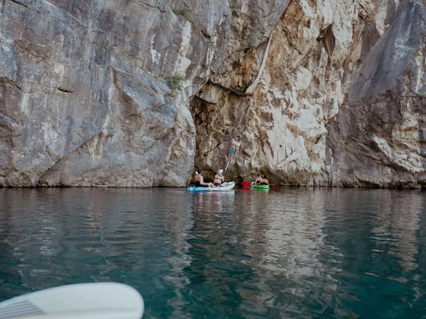 Jablanica: Neretva Canyon Kayaking and Climbing Tour - Kayaking the Neretva: calm paddle, big mountain backdrop