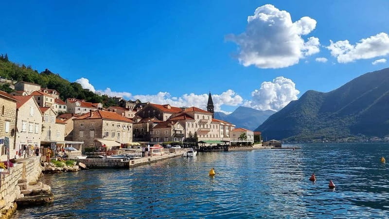 Montenegro & Bosnia combo day trip - Perast: the medieval stop that breaks up the bay drive