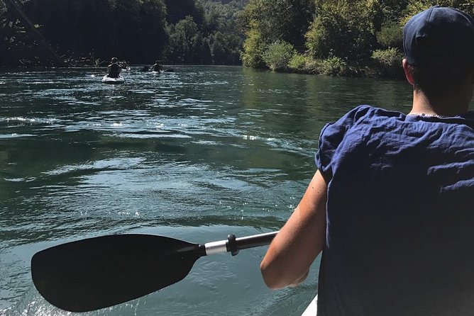 Neretva kayak canoe safari - The Secret Beach Finish: Swim, Picnic-Style Time, and Exploring Untouched Shore