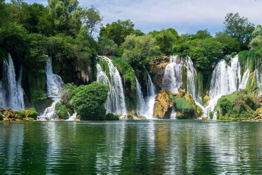 Private Mostar, Ston and Kravice Waterfalls - Costumizable - Kravice Waterfalls on the Trebižat River: Swim Time, Not a Theme Park