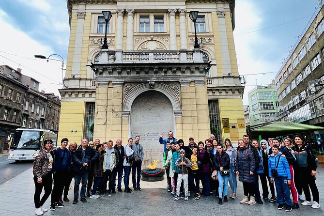 PROFESSIONAL SARAJEVO WALKING TOUR - With guide who guided STING! - Stop 4: Gazi Husrev Beg Medresa, Bezistan Bazaar, and the Clock Tower