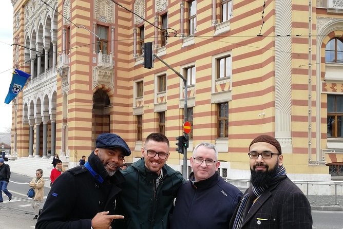 PROFESSIONAL SARAJEVO WALKING TOUR - With guide who guided STING! - Stop 6: Sarajevo City Hall, Inat Kuca, and the fortress cluster