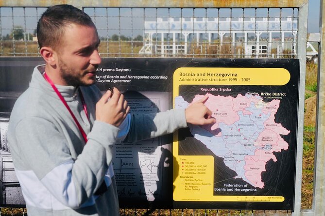 ROSES OF SARAJEVO (Official WAR + CITY tour)- Story of a Survivor - East Sarajevo in Republika Srpska: the political map becomes visible