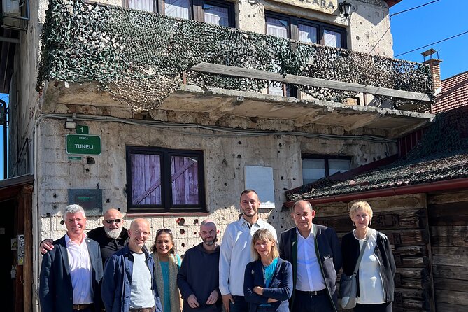 ROSES OF SARAJEVO (Official WAR + CITY tour)- Story of a Survivor - West Sarajevo start: Sacred Heart Cathedral and the idea of Sarajevo as a crossroads