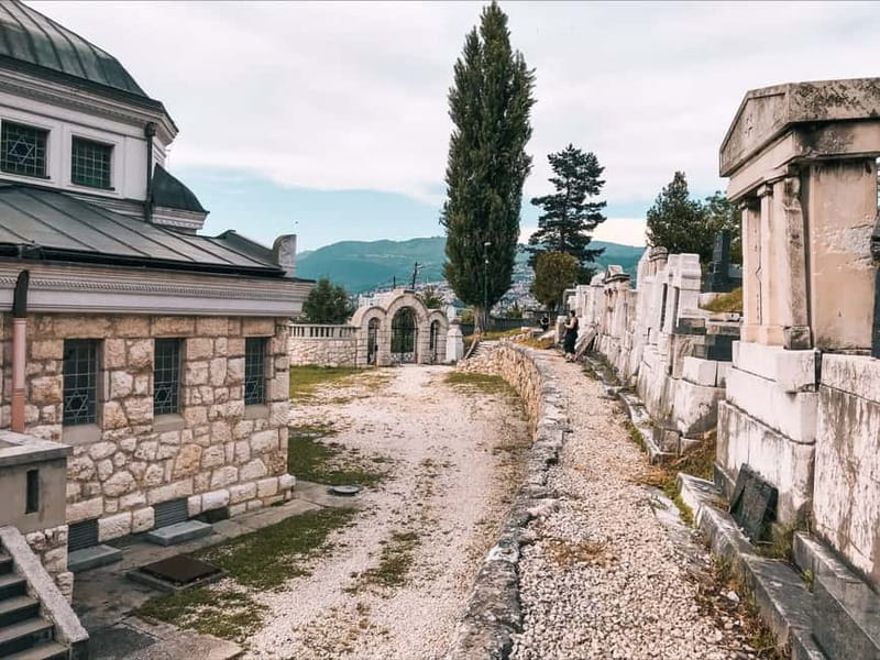 Sarajevo: Jewish Heritage Tour with Entry Tickets - Walking into the Sarajevo Jewish Cemetery, WWII and the Bosnian War