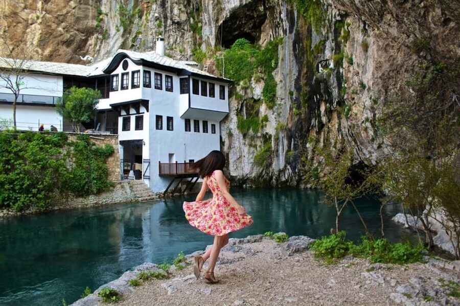 Sarajevo: Mostar, Konjic, Blagaj Tekke, Pocitelj & Waterfall - Konjic first, so the Neretva river makes sense